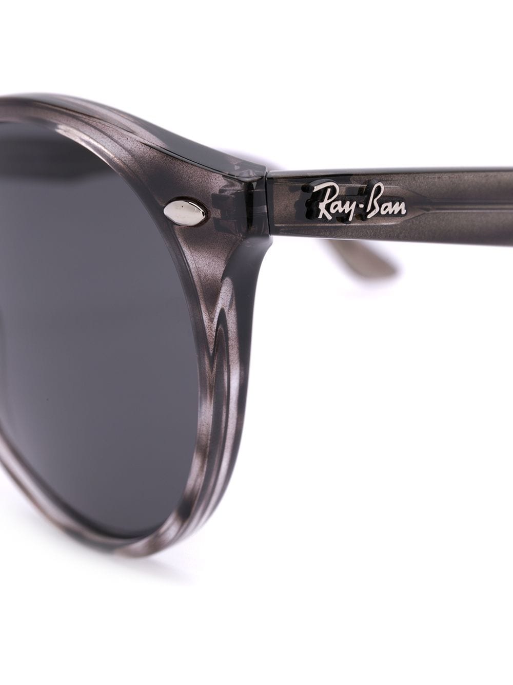 Ray-Ban Zonnebril met hoornen montuur Grijs