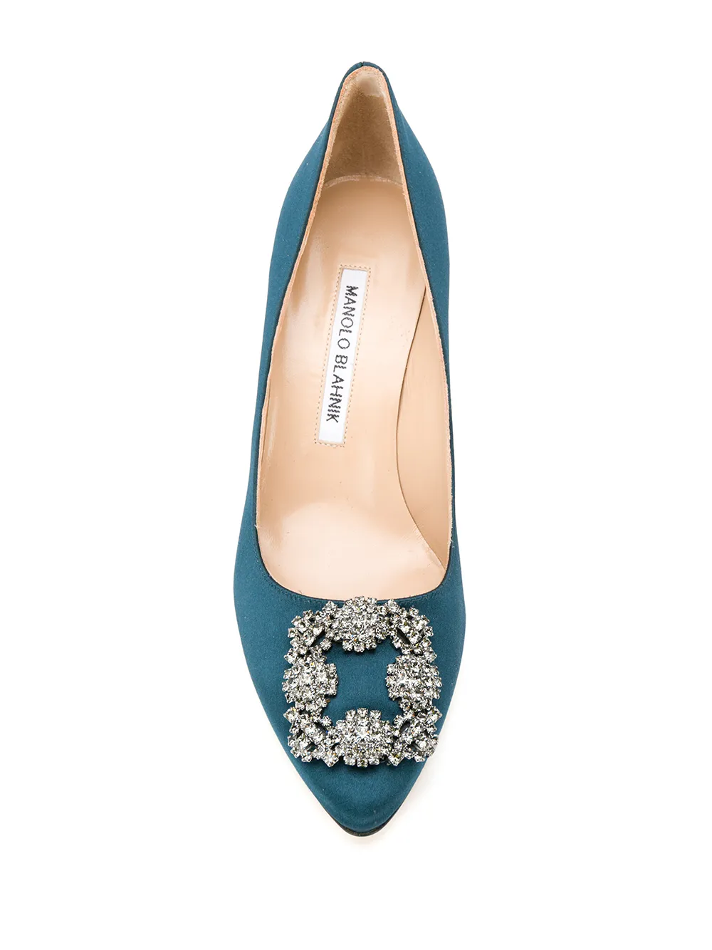 Manolo Blahnik Hangisi pumps Blauw