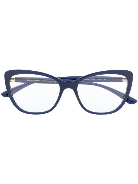 dolce and gabbana cat eye optical glasses