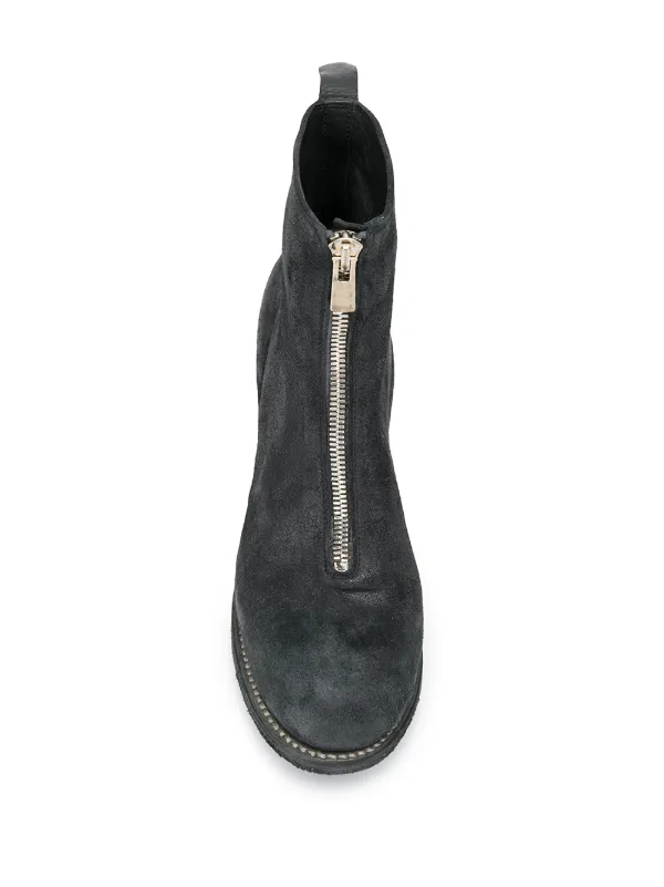 Guidi Front Zip Boots | Black | FARFETCH OM