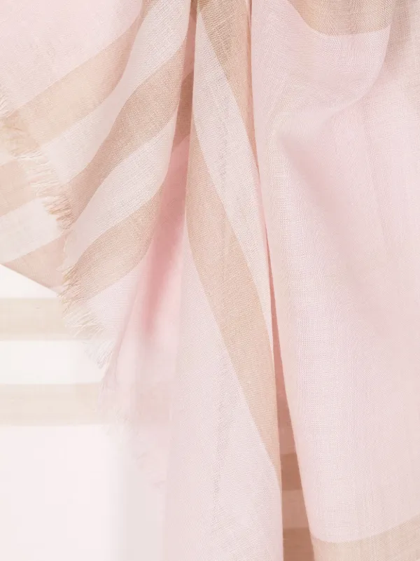 Burberry silk scarf pink top