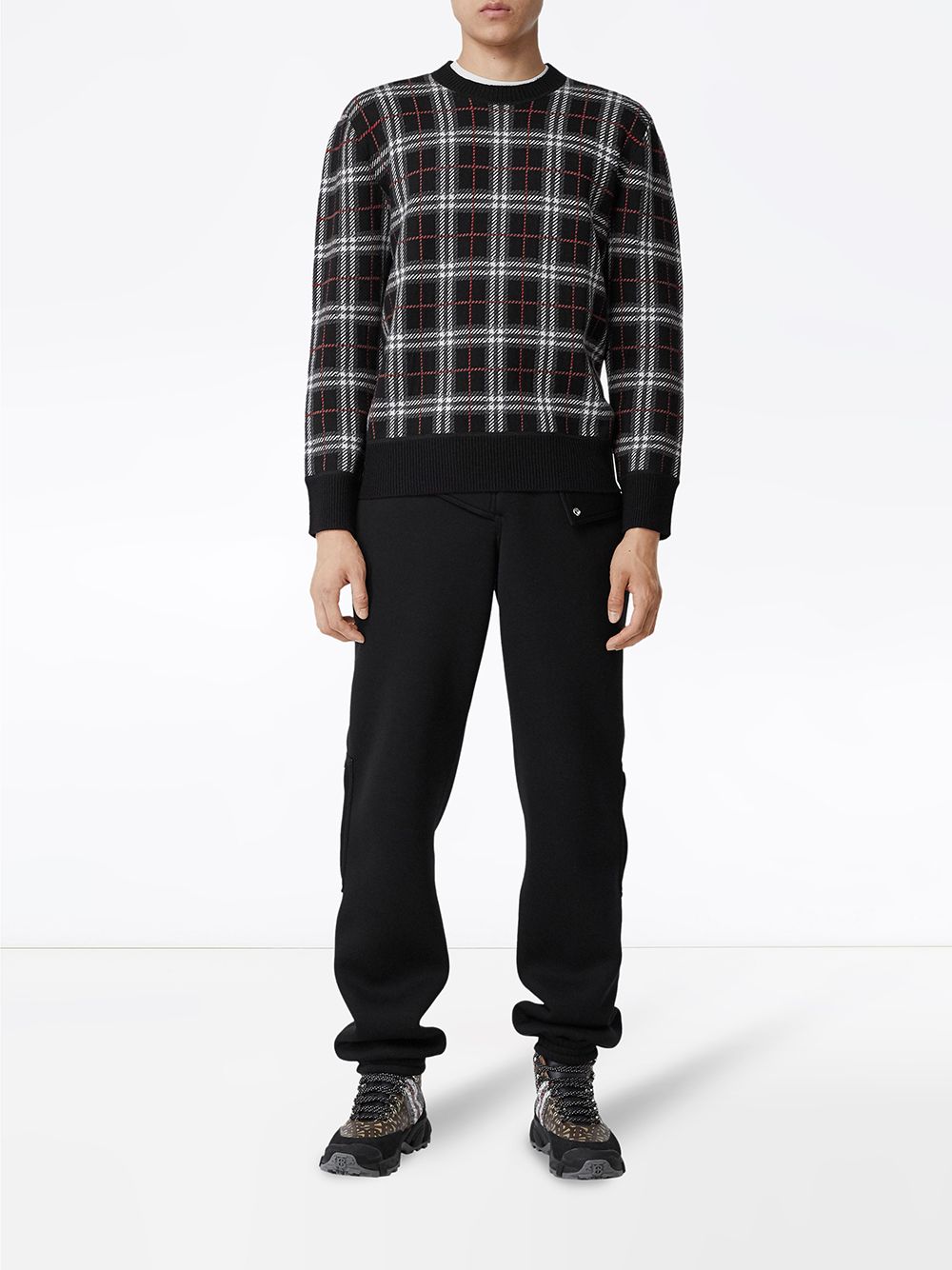 Burberry Wollen trui - Zwart