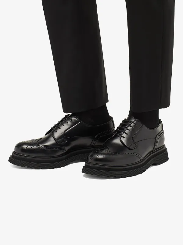 Shop Prada lug-sole brogues with Express Delivery - FARFETCH