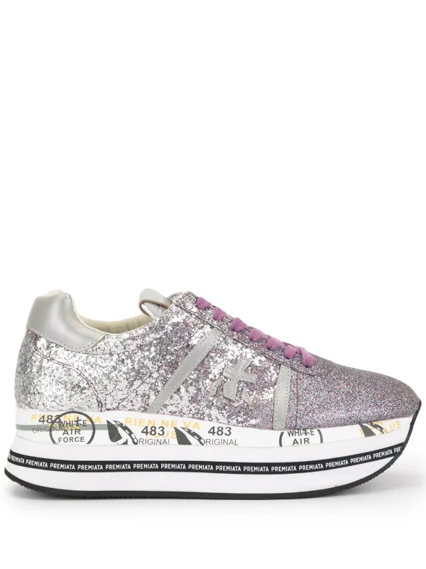 premiata platform sneakers