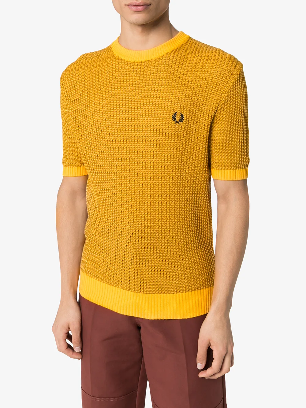 фото Fred Perry вязаная футболка