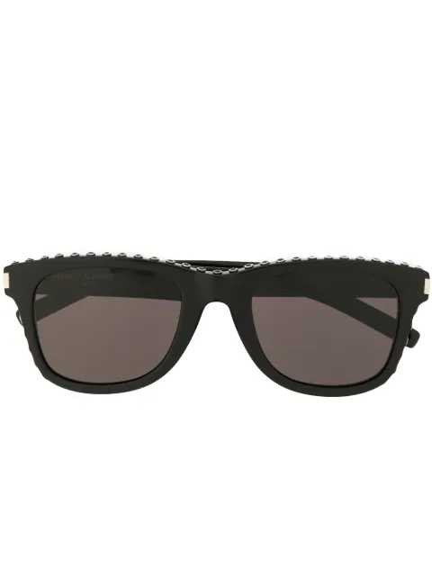 Saint Laurent Eyewear studded square-frame sunglasses