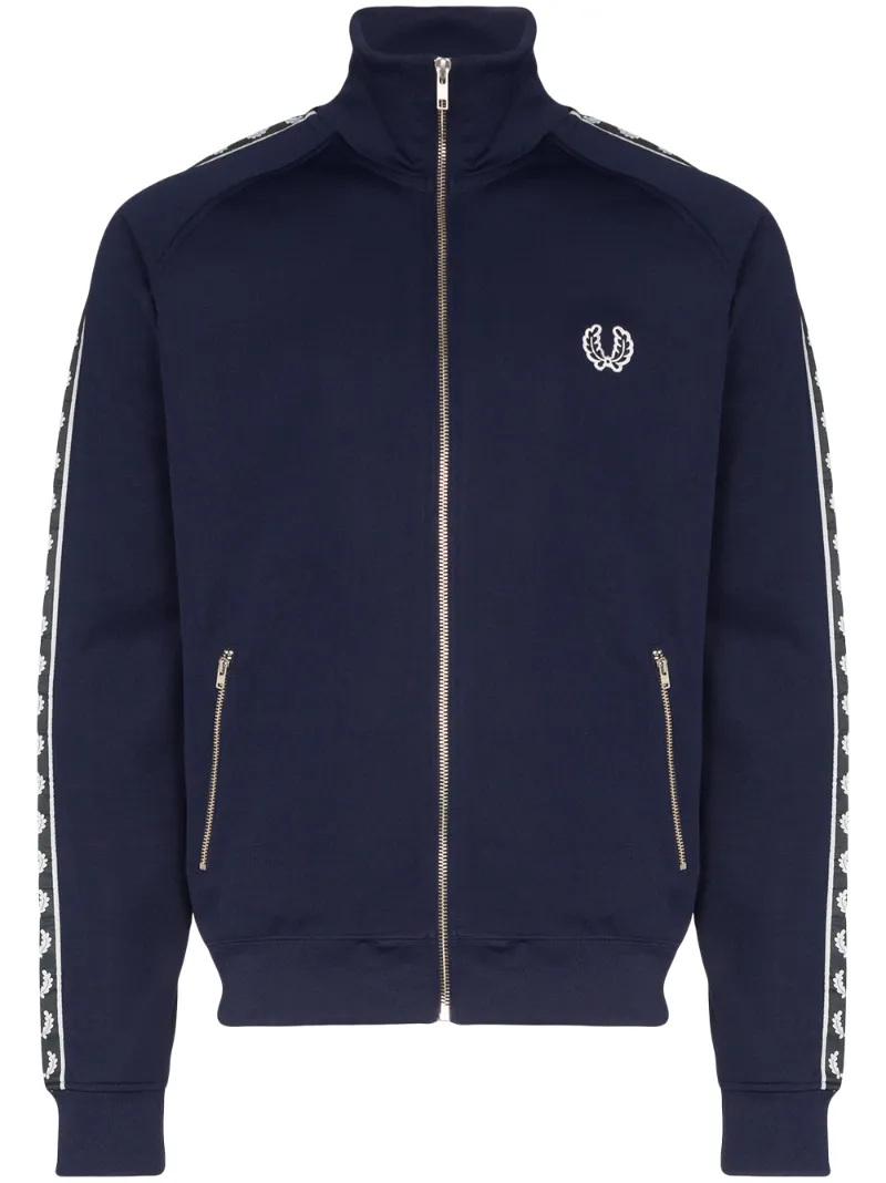 Fred Perry Tops FRED PERRY SPORTJACKE MIT LOGO - BLAU