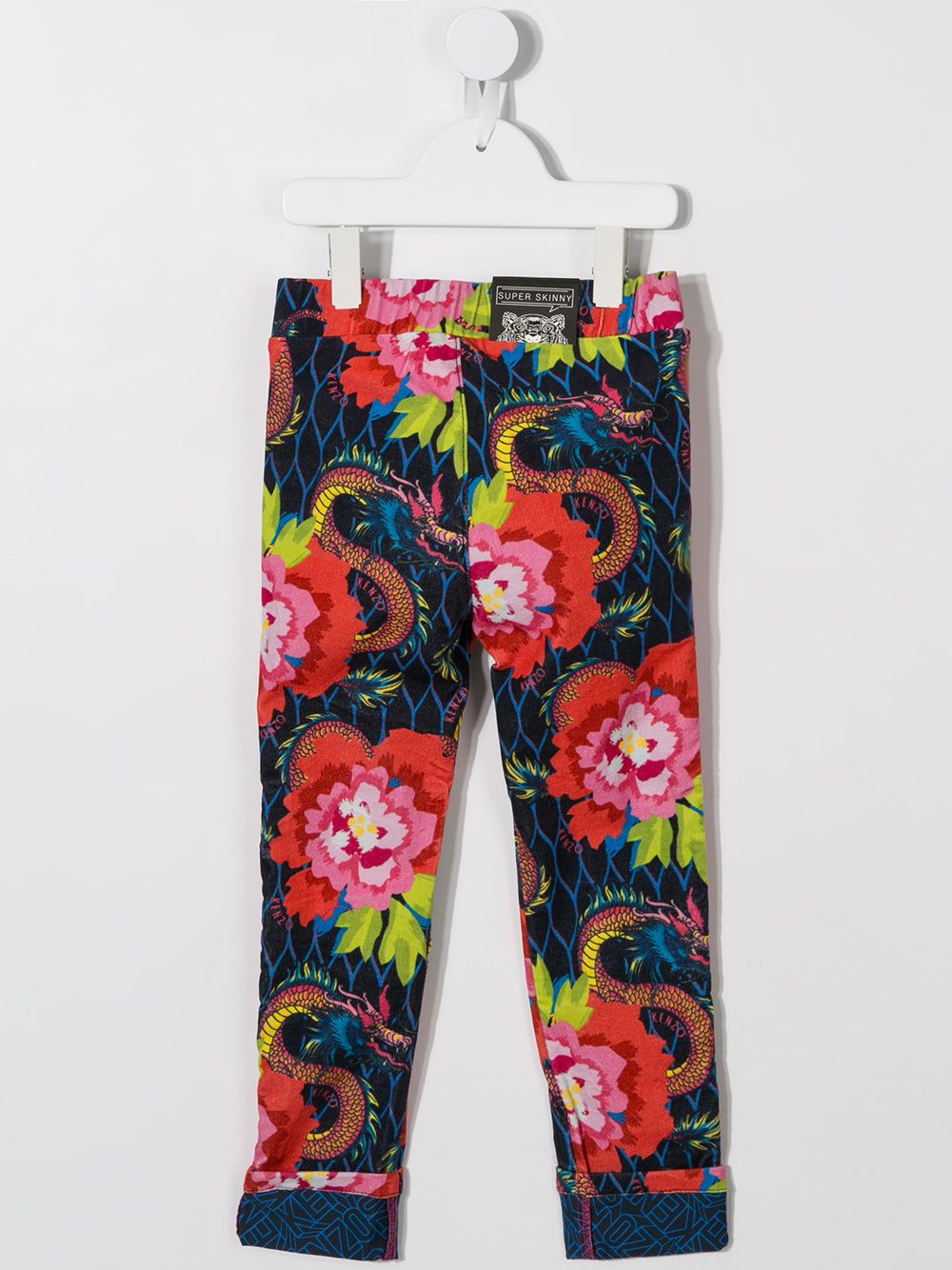 Kenzo Kids Legging met bloemenprint - Roze