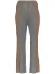 Image 1 of Eckhaus Latta ribbed knit kick flare trousers