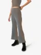 Eckhaus Latta ribbed knit kick flare trousers