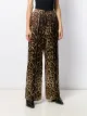 Dolce & Gabbana Calça reta animal print