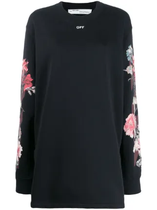 rose print sweater