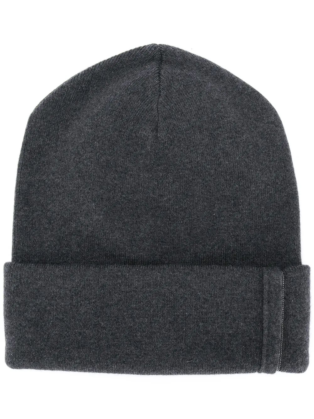 

Brunello Cucinelli ribbed knitted beanie - Grey