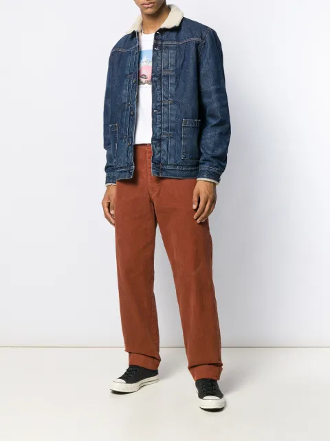 Levi's Fodrad Jeansjacka Farfetch Levi's Fodrad Jeansjacka Farfetch