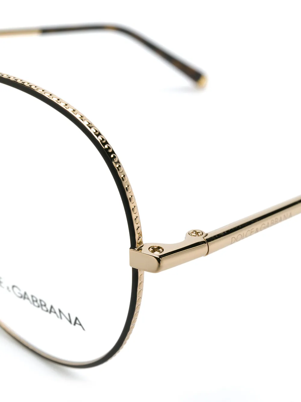 фото Dolce & gabbana eyewear очки в круглой оправе