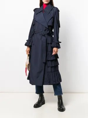 海外希少【VALENTINO】プリントマイクロファイユ ピーコート Valentino（ヴァレンティノ）ウィメンズ ピーコート - FARFETCH