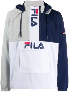 fila tie waist logo hoodie