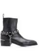 Image 1 of Alexander McQueen Harness Cuban heel boots