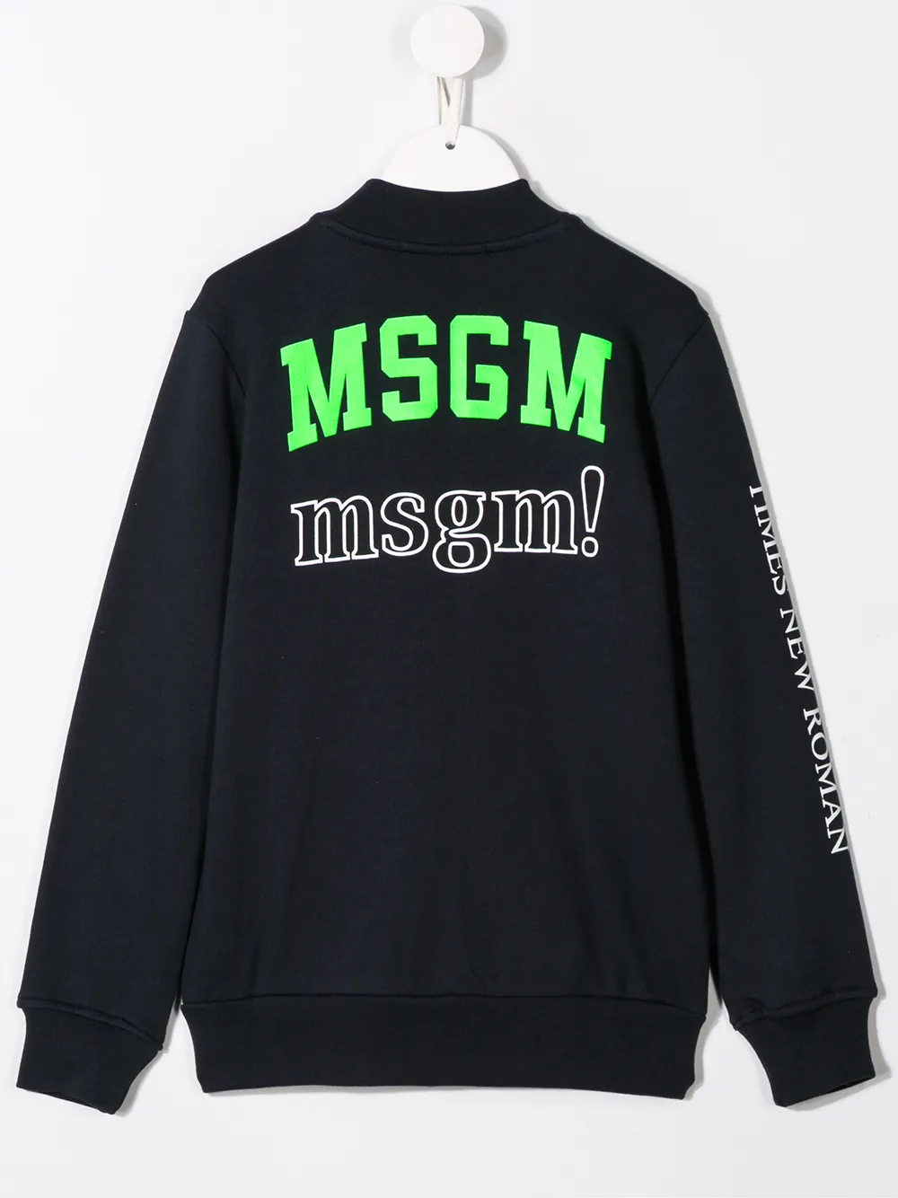 фото Msgm kids бомбер с логотипом