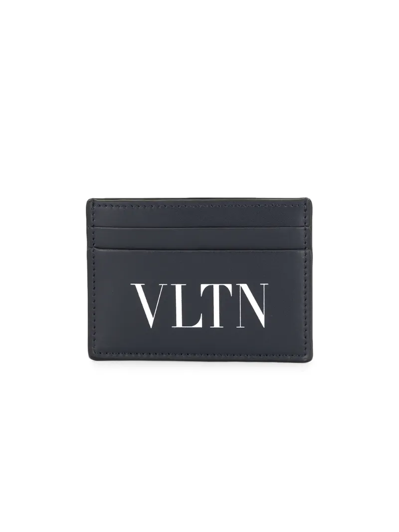 Valentino – Valentino Garavani VLTN cardholder – men – Calf Leather – One Size – Black
