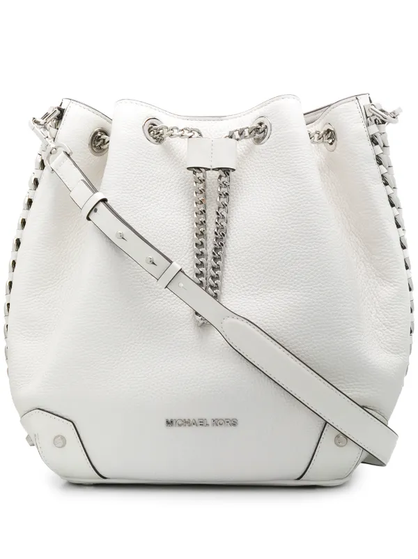 white michael kors bag