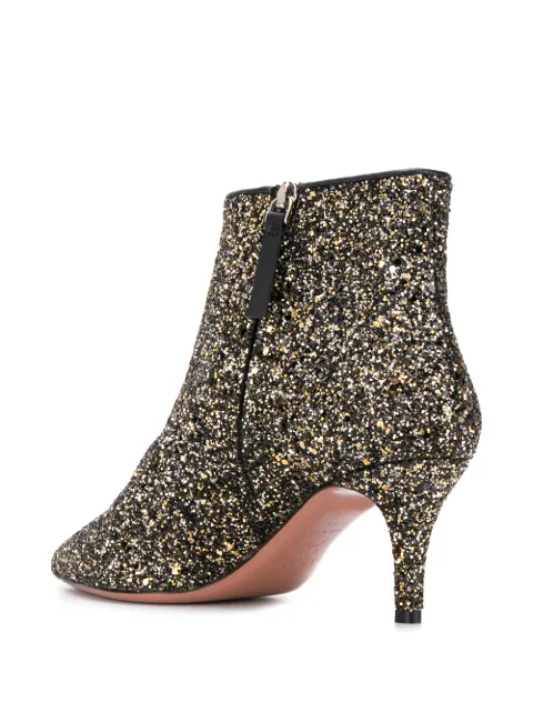 high sparkly boots