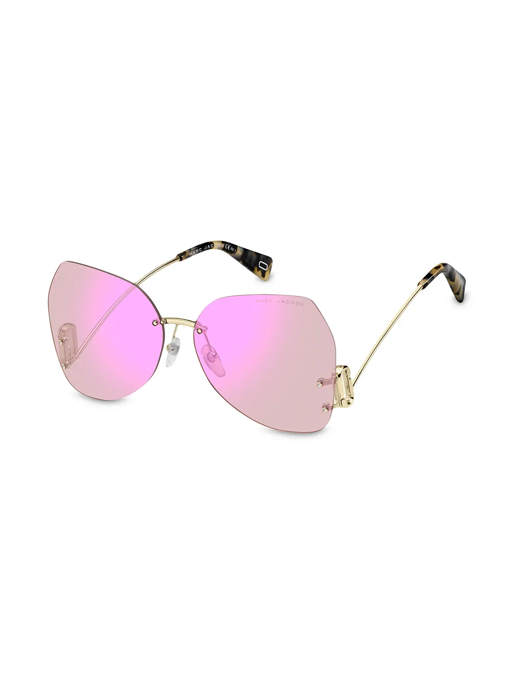 фото Marc Jacobs Eyewear зеркальные солнцезащитные очки