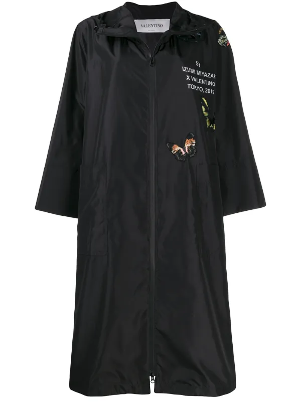 Valentino Garavani Gravitation Coat Black FARFETCH IN