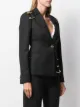 Versace safety pin details blazer