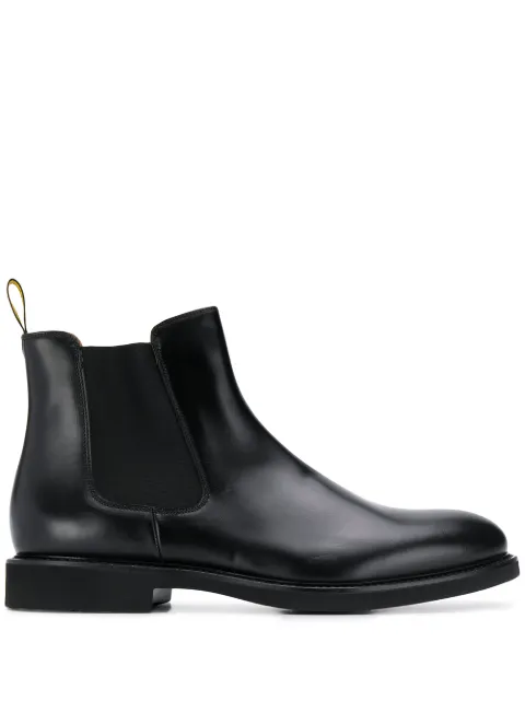 Doucal's Boots DOUCAL'S SLIP-ON ANKLE BOOTS - BLACK
