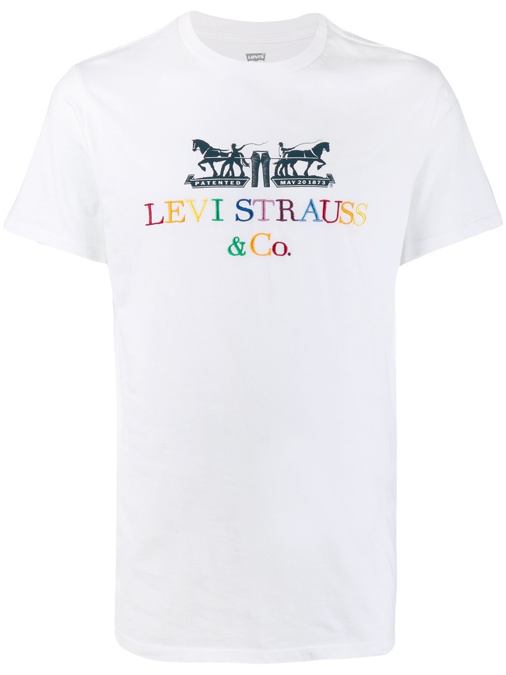 фото Levi's футболка с вышитым логотипом
