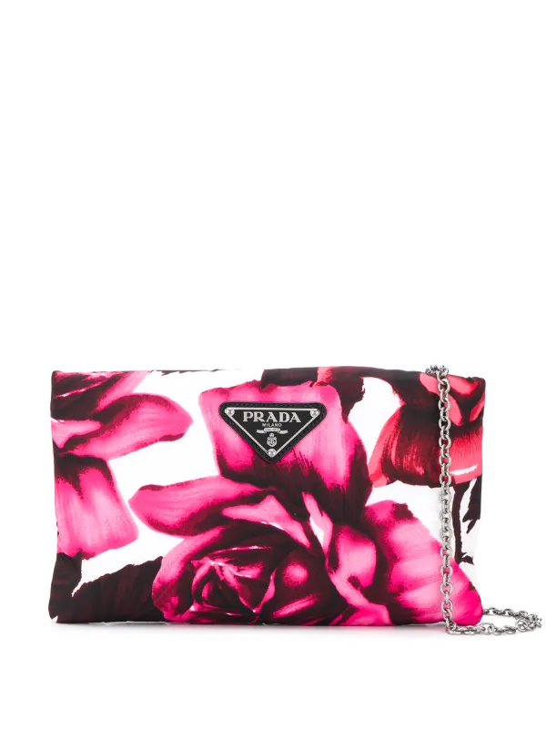 prada pink clutch