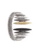 Image 1 of John Hardy Sterling silver and 18kt yellow gold Classic Chain Spear Flex hammered sapphire and spinel cuff