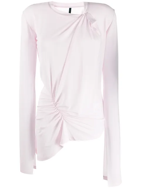 UNRAVEL PROJECT asymmetric long sleeve top