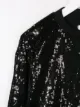 Msgm Kids فستان منسوج مطرز بالترتر