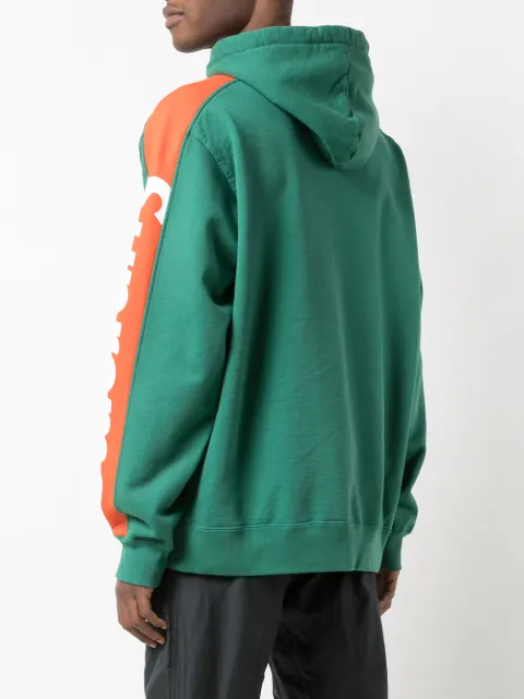 supreme sideline hoodie green