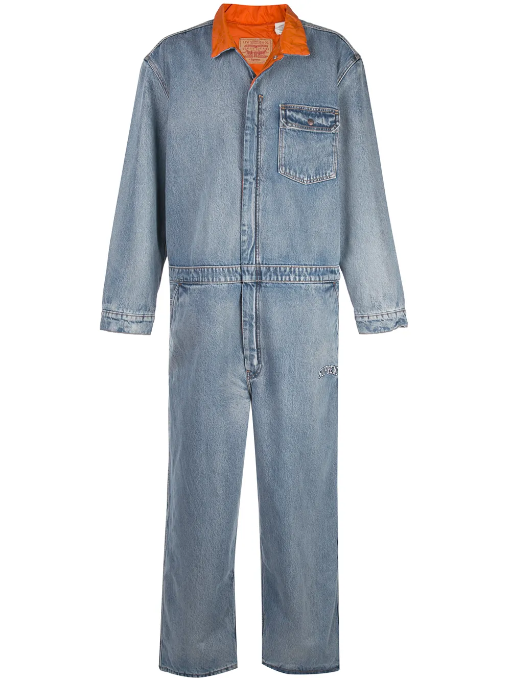 supreme denim overalls