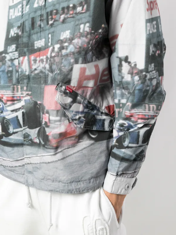 Supreme Racing Car Print Jacket - Farfetch