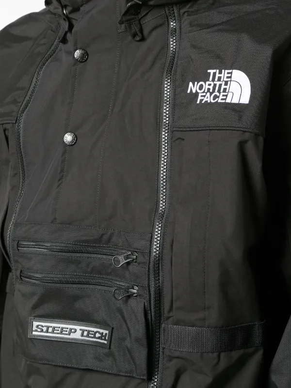 Supreme the north face steep tech hooded hotsell jacket black