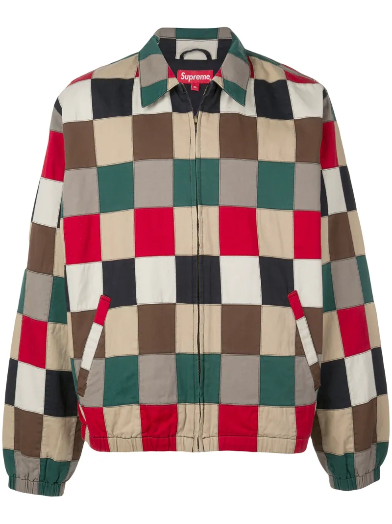supreme checkered jacket