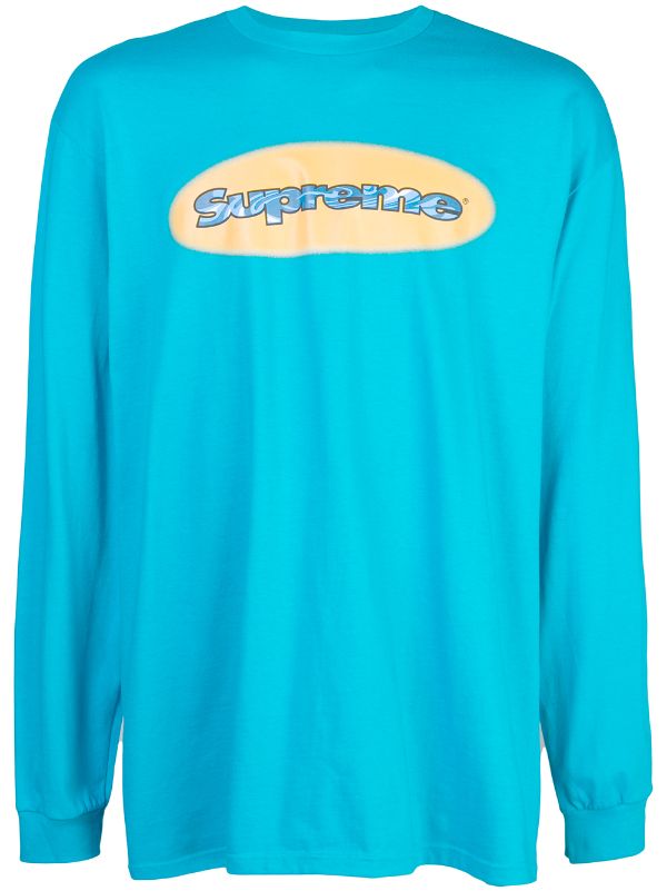 blue supreme long sleeve shirt