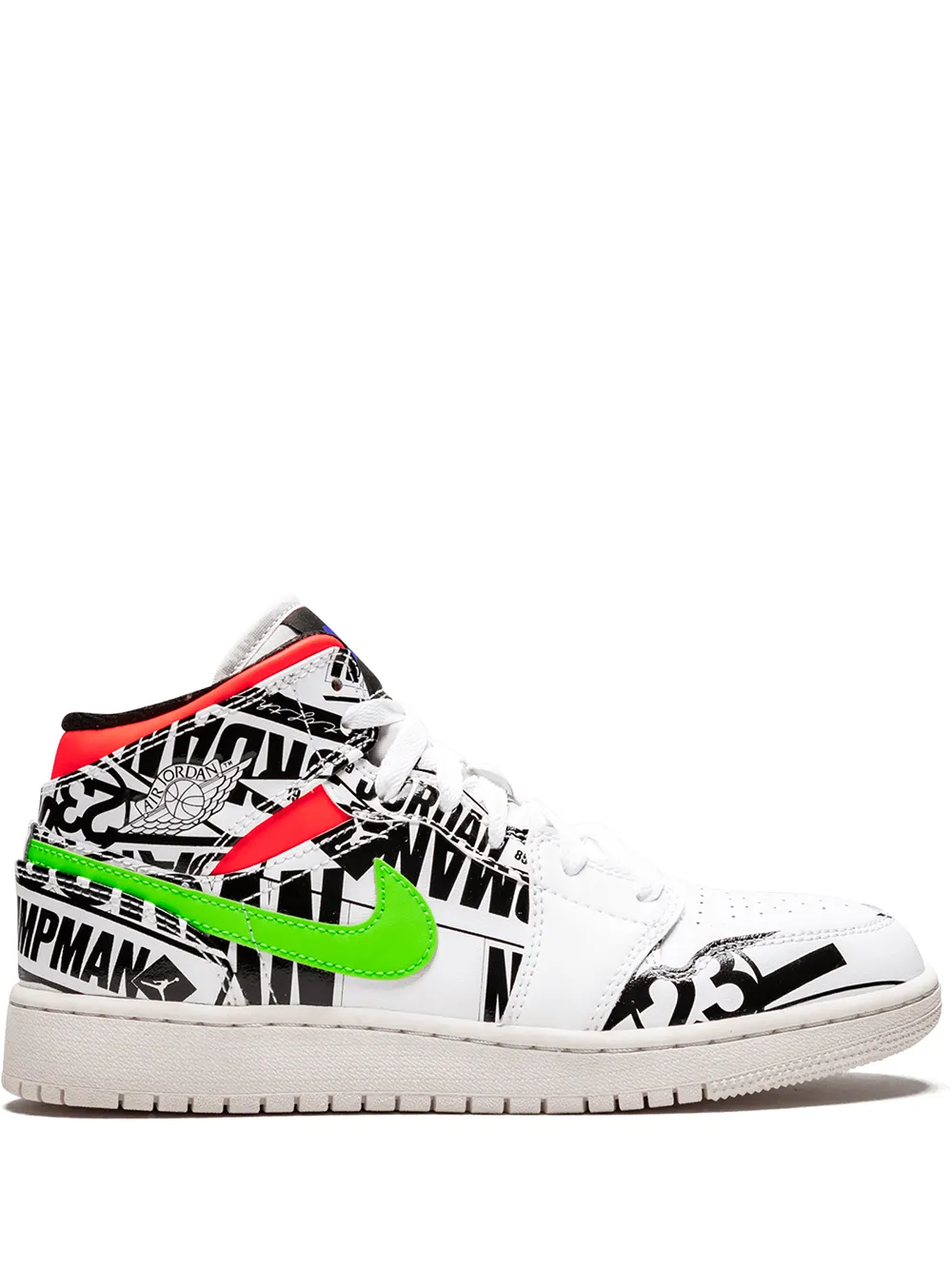 Jordan Kids Air Jordan 1 Mid sneakers Wit