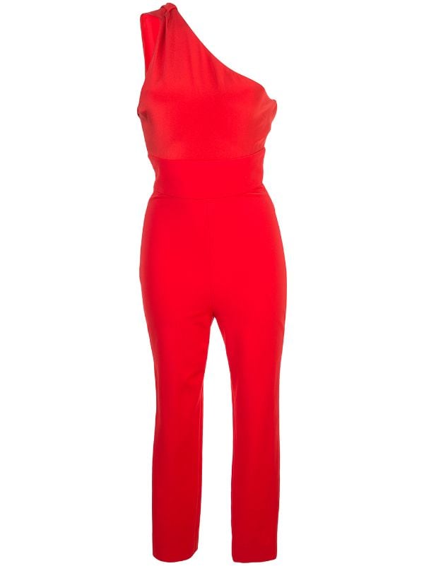 cushnie red jumpsuit