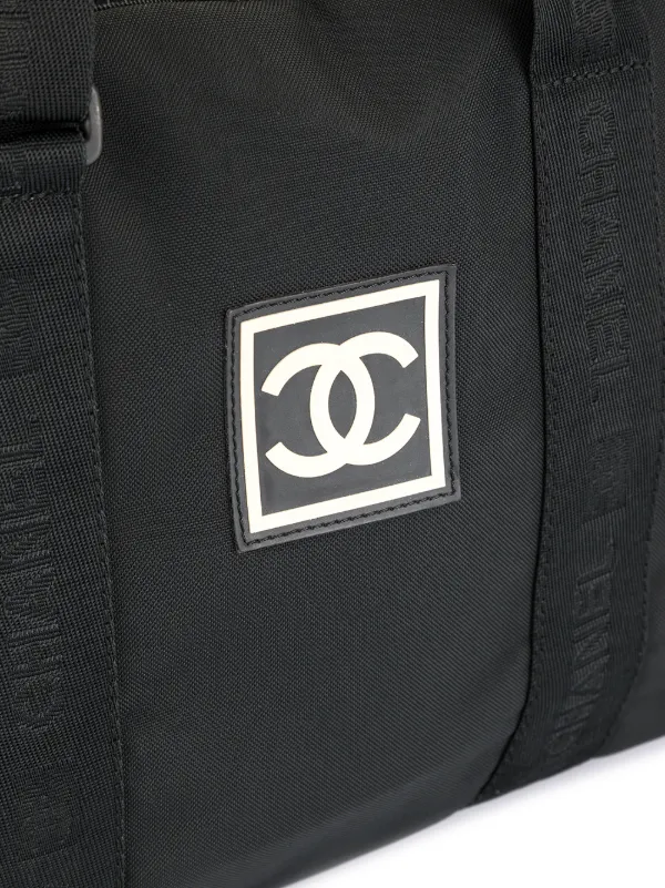 CHANEL Pre-Owned Sports Line CC Travel Bag | Black | FARFETCH