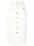 We Are Kindred Lulu broderie anglaise pencil skirt - White