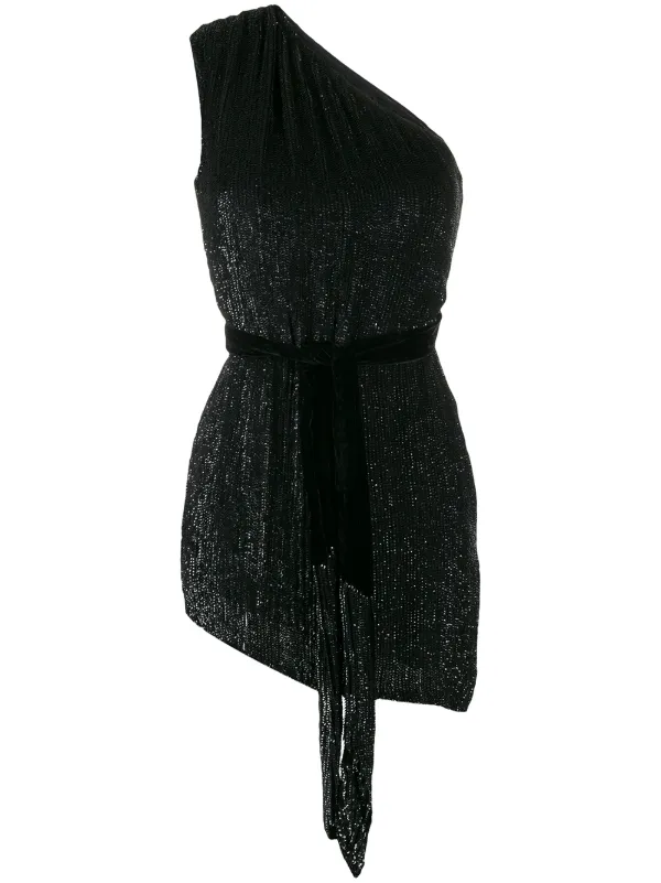 retrofete one shoulder dress