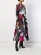 Prada flared floral-print dress