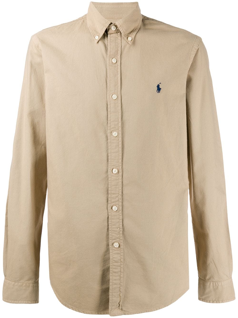 фото Ralph Lauren рубашка с вышитым логотипом
