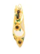 Dolce & Gabbana Sapato com bordado de girassol