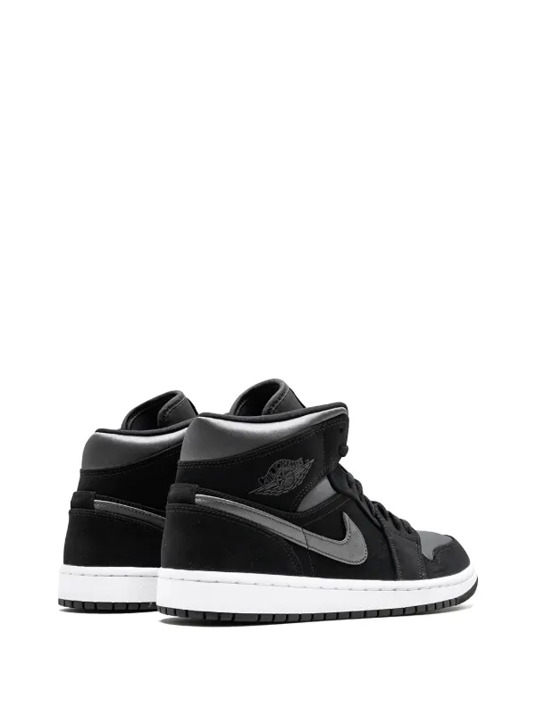 Jordan Air Jordan 1 Mid Se Nylon - black/grey | Black | FARFETCH